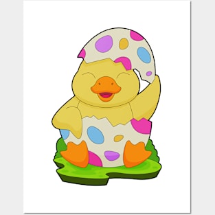 Duck Easter Easter egg Posters and Art